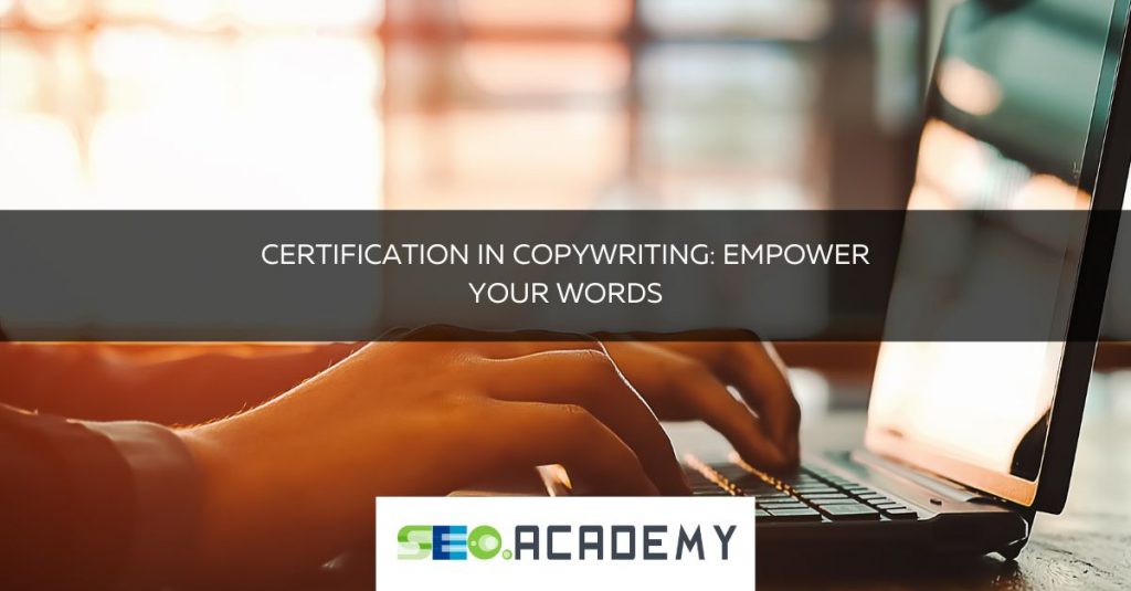 certification in copywriting